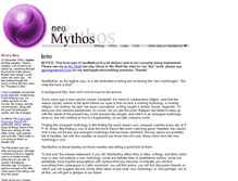 Tablet Screenshot of neomythos.com